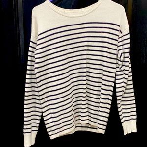 Black and white sweater